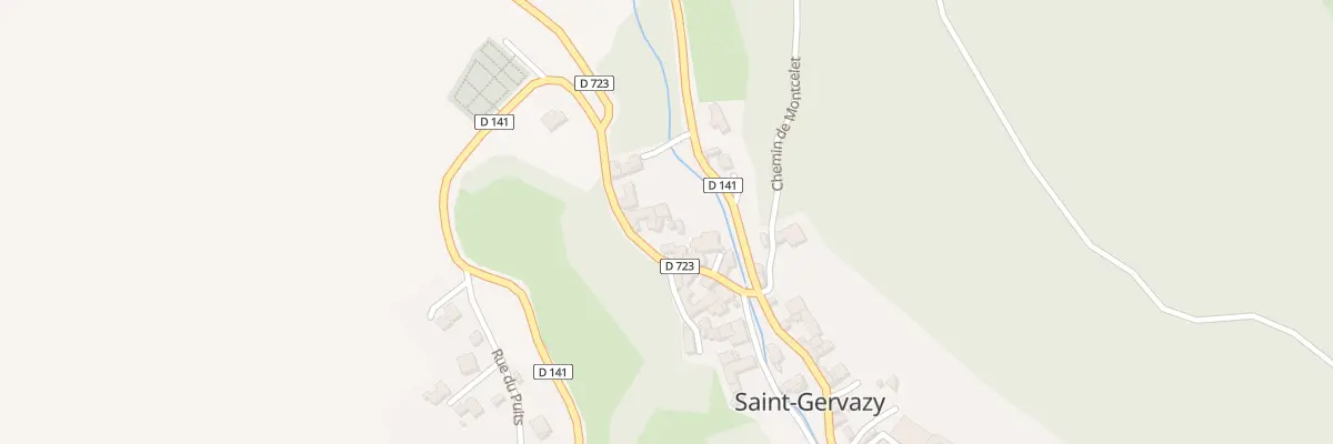 Plan du 5005 Rue de l’Eglise Saint Gervazy à Saint-Gervazy