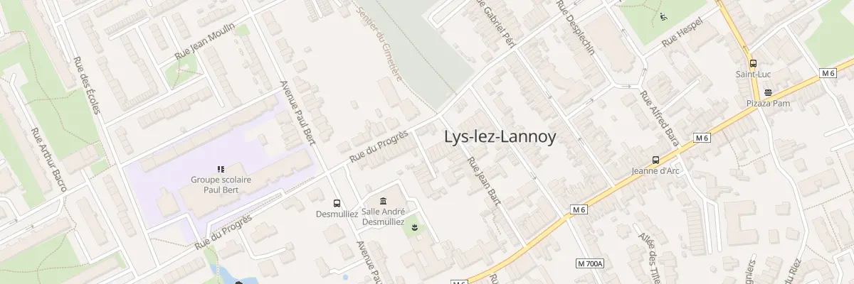 Plan du 19 Rue du Progrès à Lys-lez-Lannoy