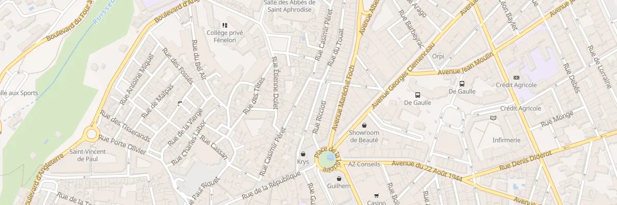Plan du 17 Rue du Touat à Béziers
