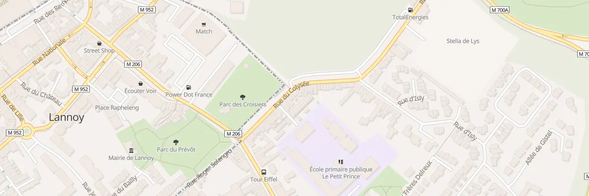 Plan du 129 Rue du Colisée à Lys-lez-Lannoy