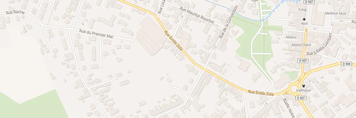 Plan du 45 Rue Emile Zola à Chauny