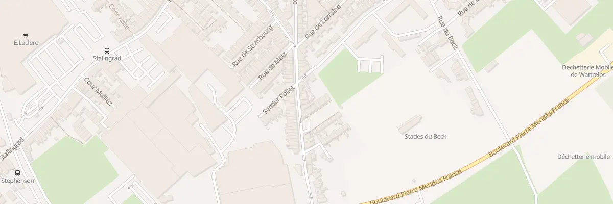 Plan du 51 Rue Gabriel Péri à Wattrelos