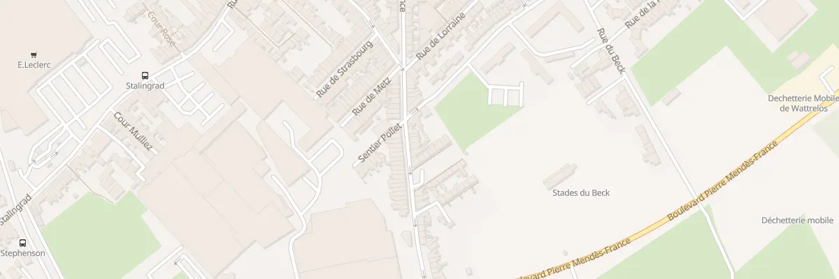 Plan du 49 Rue Gabriel Péri à Wattrelos