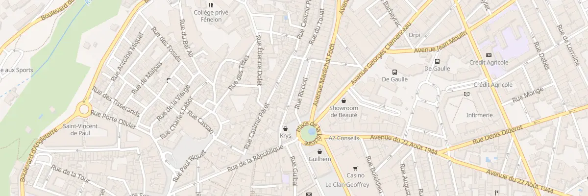 Plan du 16 Rue du Touat à Béziers
