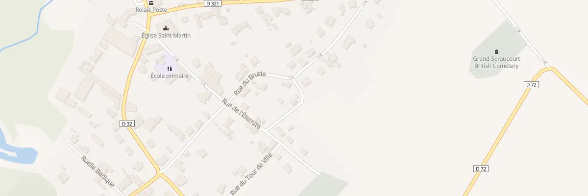 Plan du 16 Rue du Tour de Ville à Seraucourt-le-Grand