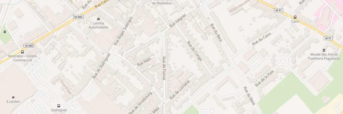 Plan du 15 Rue de France à Wattrelos