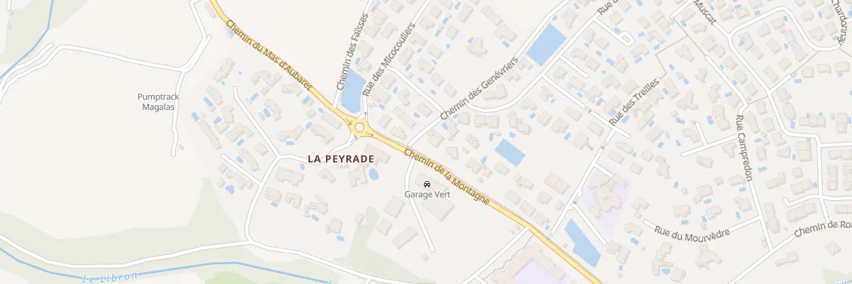 Plan du 21 Che des Genévriers à Magalas
