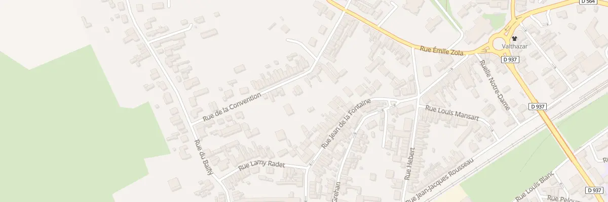 Plan du 97 Rue de la Convention à Chauny