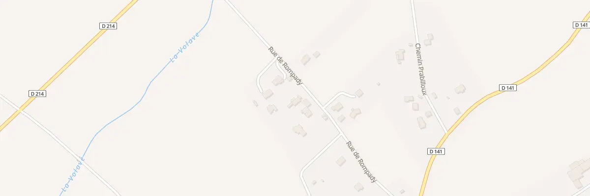 Plan du 5103 Rue de Rompady à Collanges