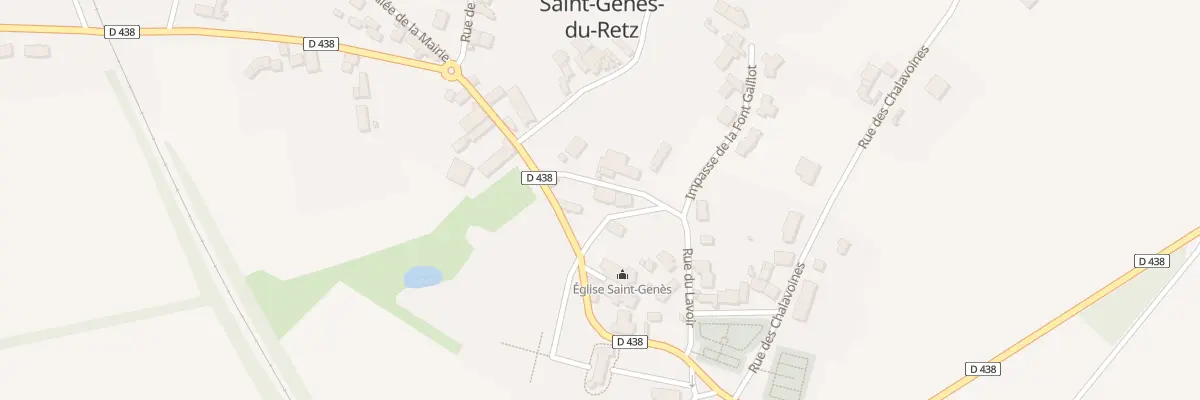 Plan du 1 Rue du Sabotier à Saint-Genès-du-Retz