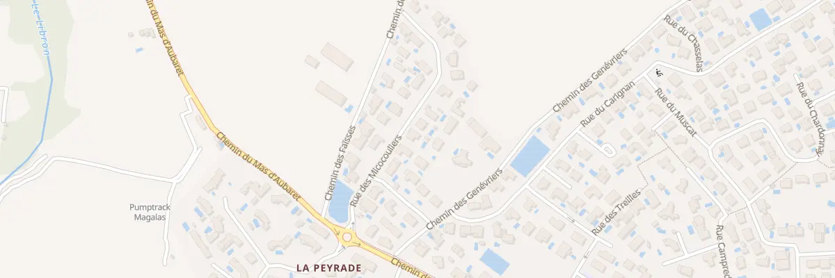 Plan du 14 Rue des Micocouliers à Magalas