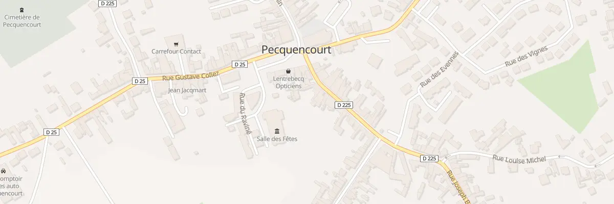 Plan du 4 Rue du Beffroi à Pecquencourt