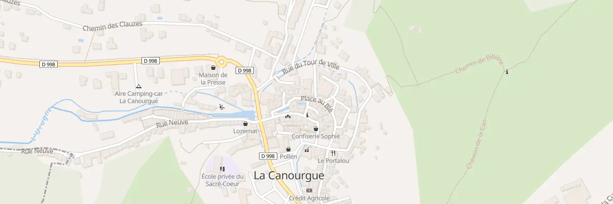 Plan du 6 Rue Maillan à La Canourgue
