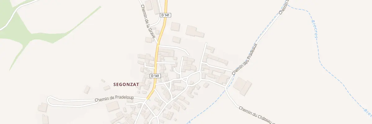 Plan du 5007 Segonzat à Saint-Gervazy