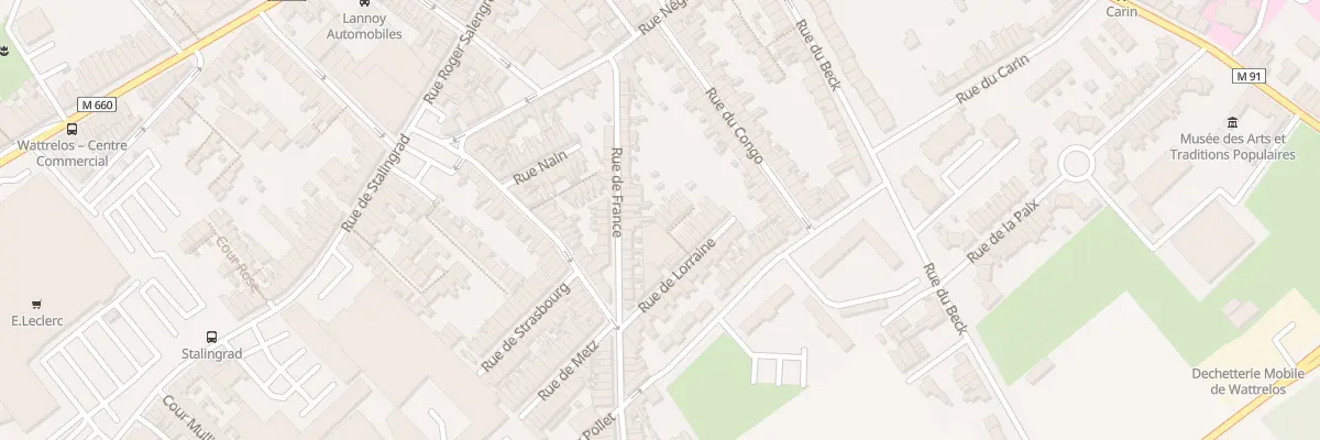Plan du 17 Rue de Lorraine à Wattrelos