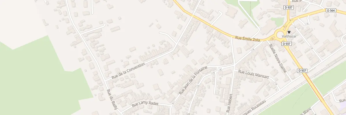Plan du 91 Rue de la Convention à Chauny