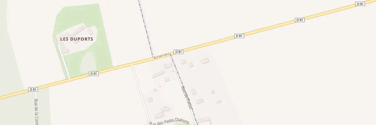 Plan du 3 Rte des Fleuris à Paron