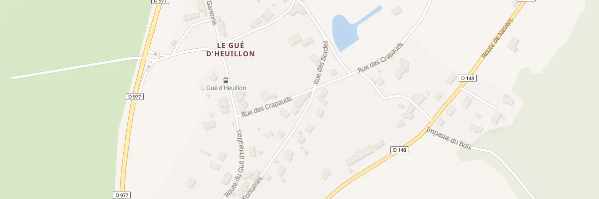 Plan du 6 Rue des Crapauds à Saint-Martin-d’Heuille