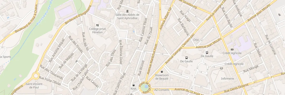 Plan du 27B Rue du Touat à Béziers