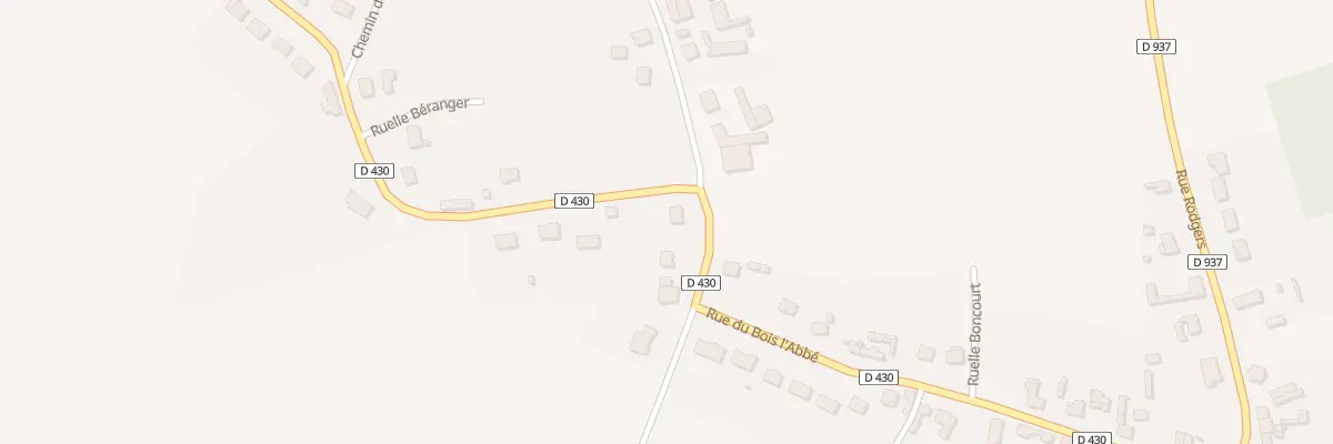 Plan du 21 Rue du Bois l’Abbé à Frières-Faillouël