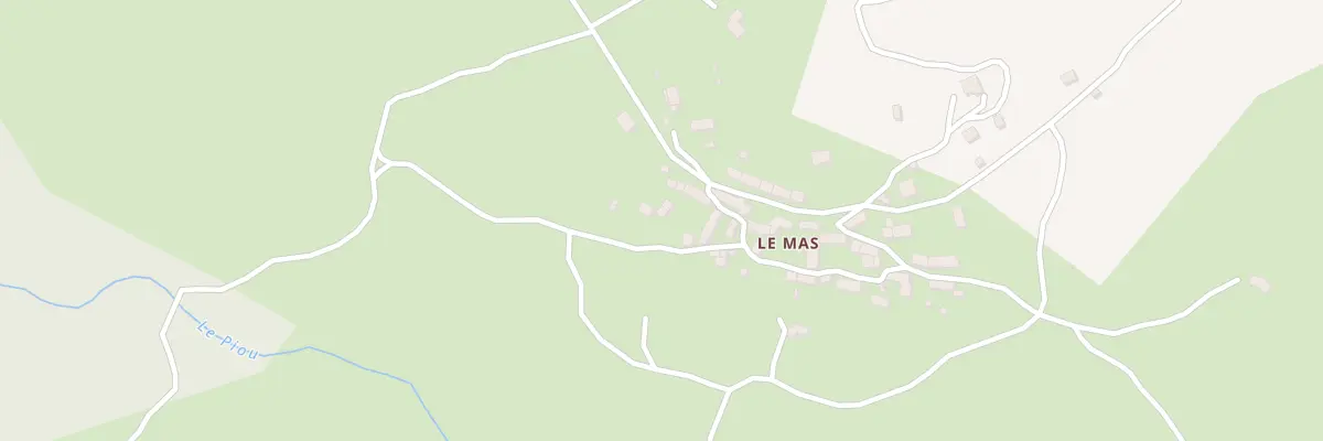 Plan du 5207 Le Mas à Saint-Laurent-de-Muret
