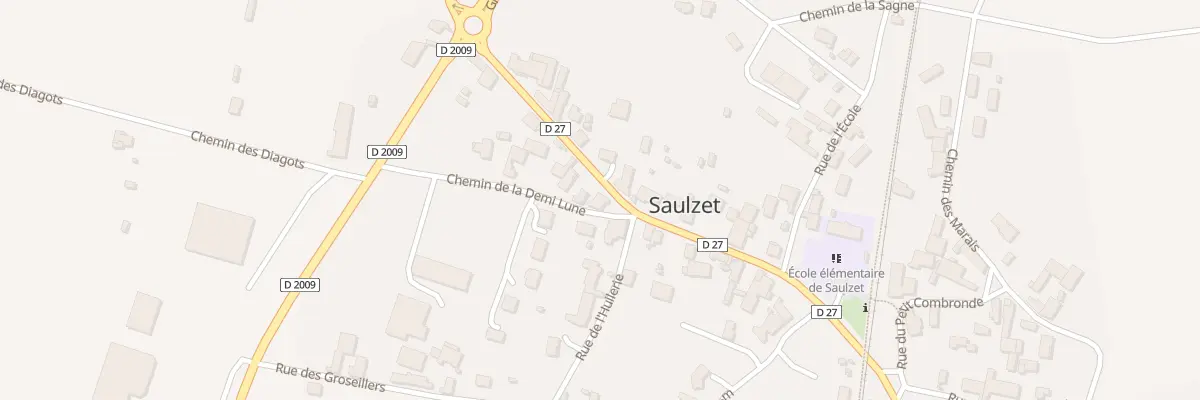 Plan du 2 Chem de la Demi Lune à Saulzet