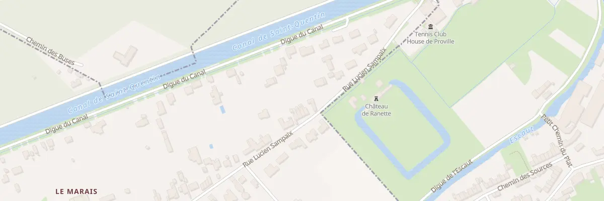 Plan du 93 Rue Lucien Sampaix à Proville