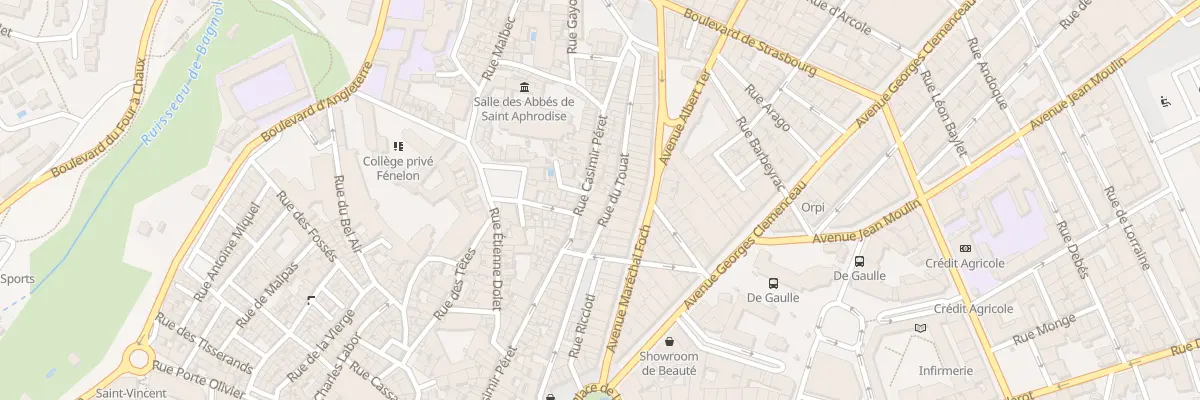 Plan du 31B Rue du Touat à Béziers