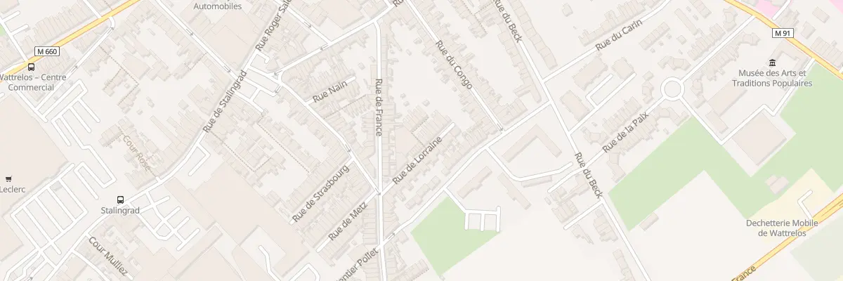 Plan du 19 Rue de Lorraine à Wattrelos