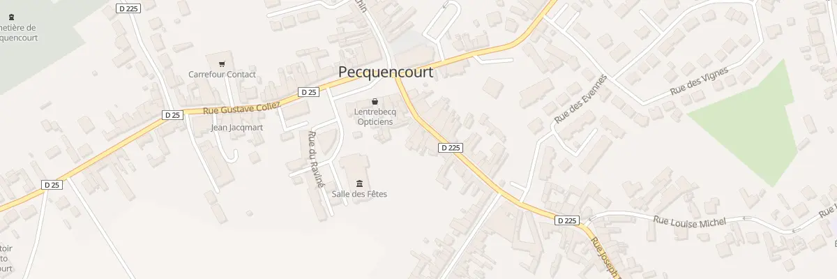 Plan du 6 Rue du Beffroi à Pecquencourt