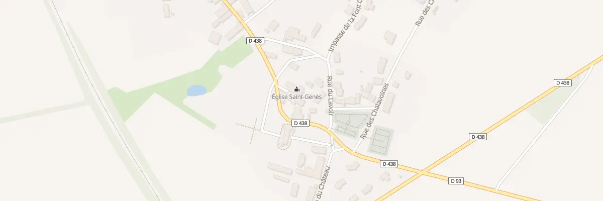 Plan du 5 Pl de l’Eglise à Saint-Genès-du-Retz