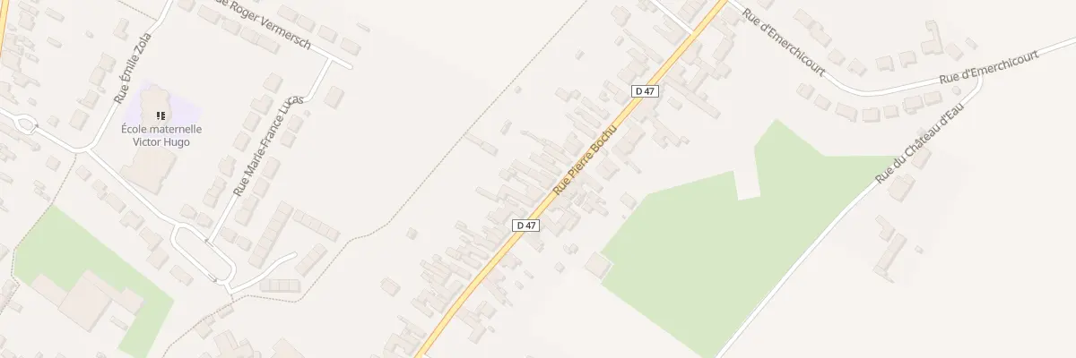 Plan du 89 Rue Pierre Bochu à Monchecourt