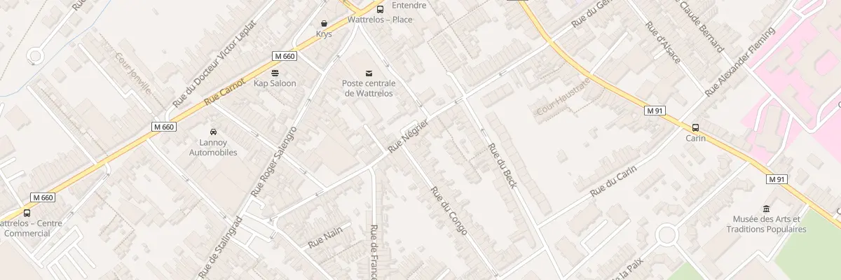 Plan du 51 Rue Négrier à Wattrelos