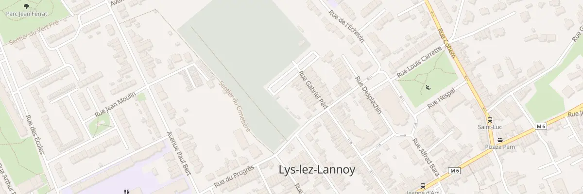 Plan du 61 Rue Gabriel Péri à Lys-lez-Lannoy