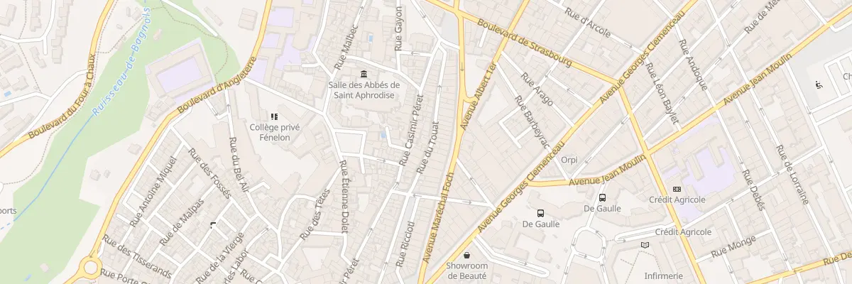Plan du 37 Rue du Touat à Béziers