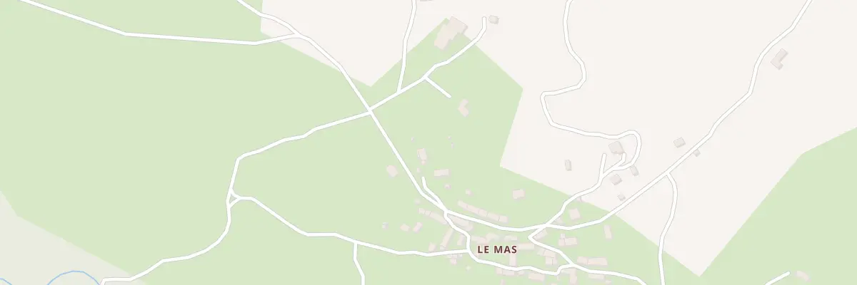 Plan du 5180 Le Mas à Saint-Laurent-de-Muret