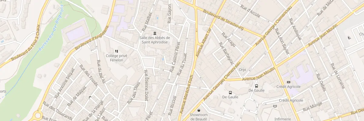 Plan du 37B Rue du Touat à Béziers