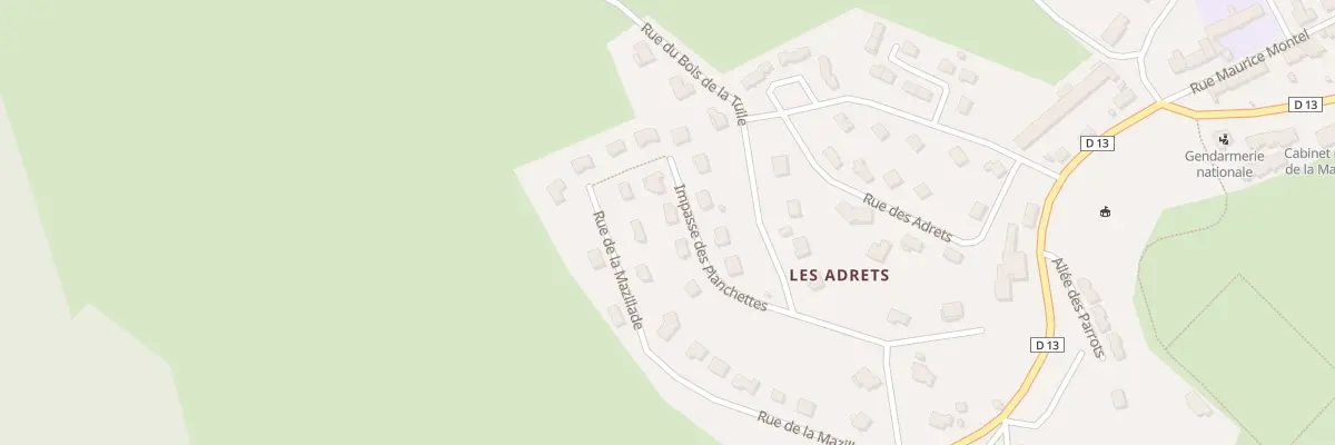 Plan du 6048 Les Adrets à Ruynes-en-Margeride
