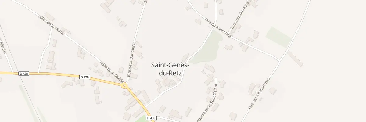 Plan du 11 All de la Toulaine à Saint-Genès-du-Retz