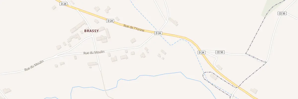 Plan du 4 Rue du Moulin à Égriselles-le-Bocage