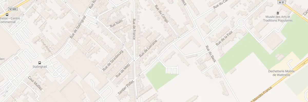 Plan du 18 Rue de Lorraine à Wattrelos