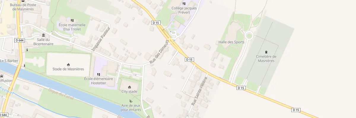 Plan du 60 Rue de Crèvecoeur à Masnières