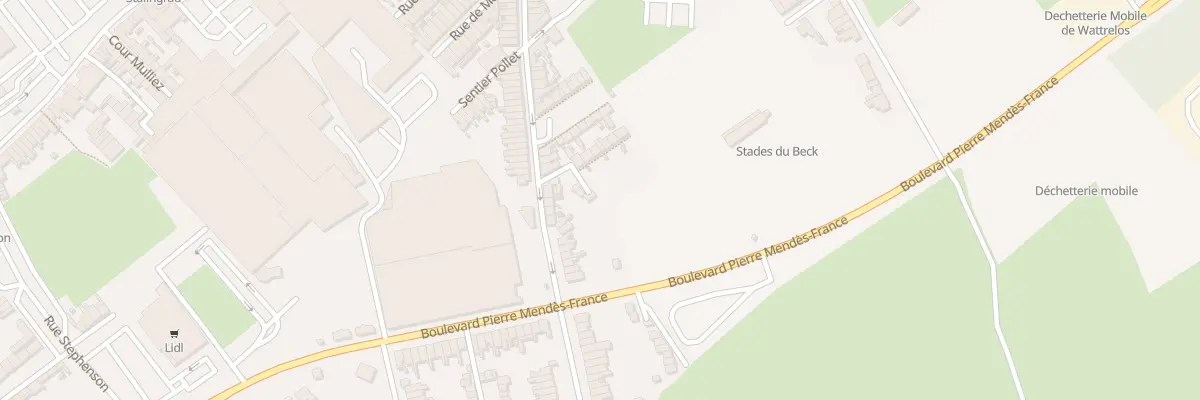 Plan du 77 Rue Gabriel Péri à Wattrelos