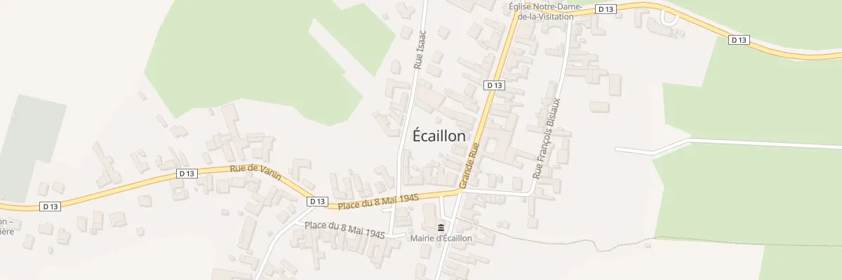 Plan du 6 Rue Isaac à Écaillon