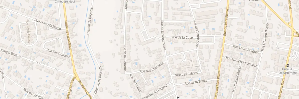 Plan du 31 Rue de la Renardière à Béziers