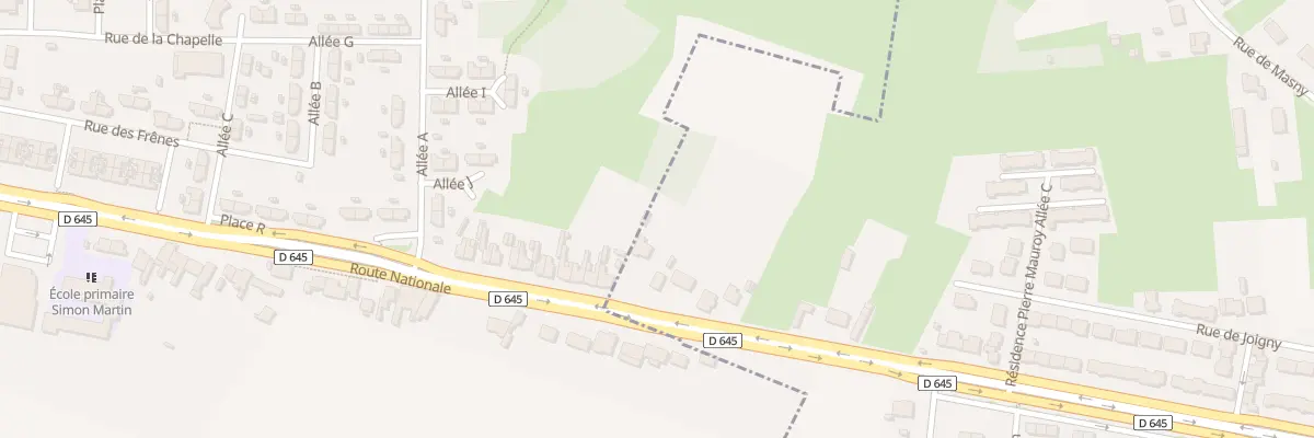 Plan du 286 Rue de Douai à Auberchicourt
