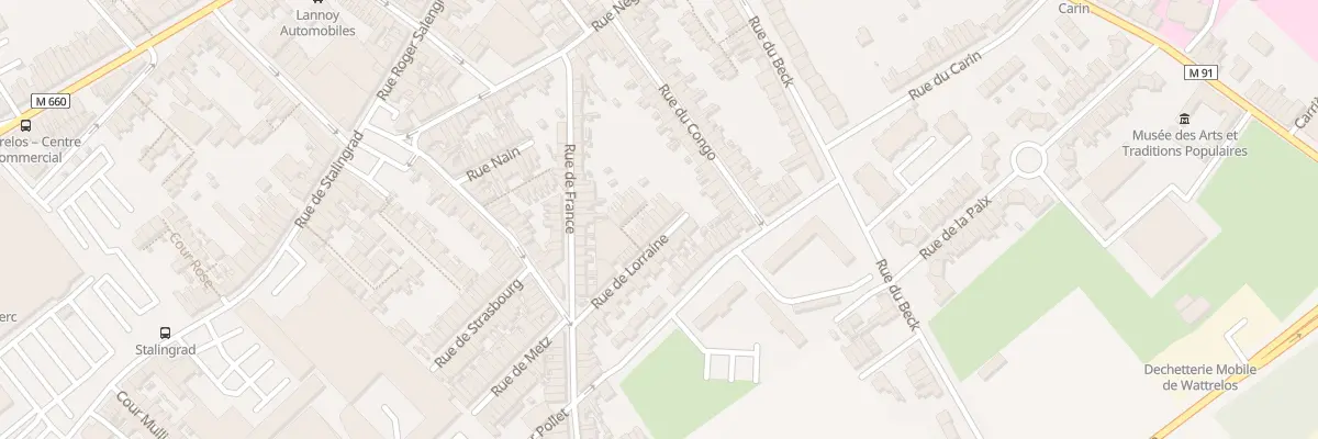Plan du 27 Rue de Lorraine à Wattrelos