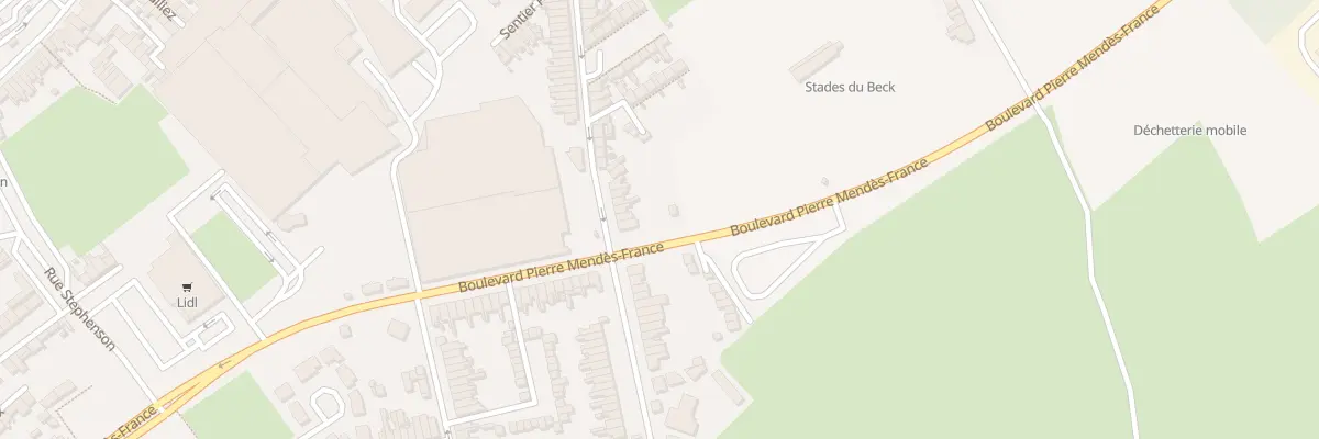 Plan du 91 Rue Gabriel Péri à Wattrelos