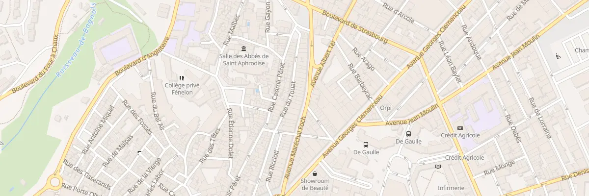 Plan du 40 Rue du Touat à Béziers