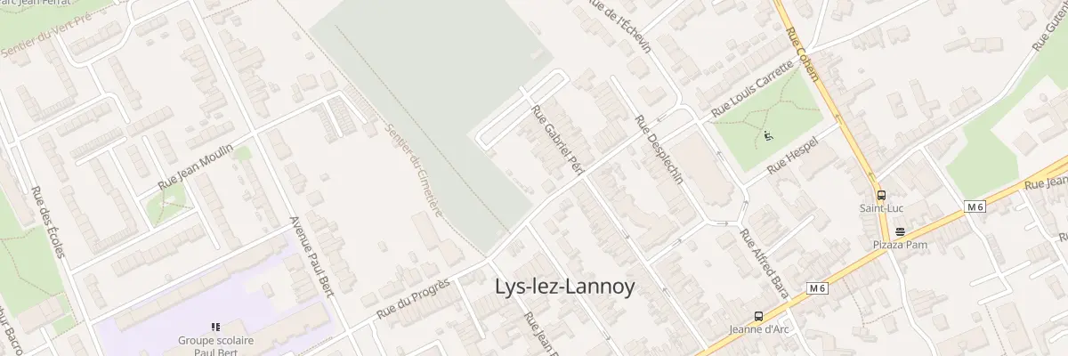 Plan du 51 Rue Gabriel Péri à Lys-lez-Lannoy